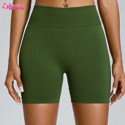 Χωρίς ραφή γυμναστική βρακί Leggings Γυναίκες υψηλή μέση Hip Lifting Sports Shorts Spandex Nylon Quick Dry Yoga Shorts για γυναίκες σέξι