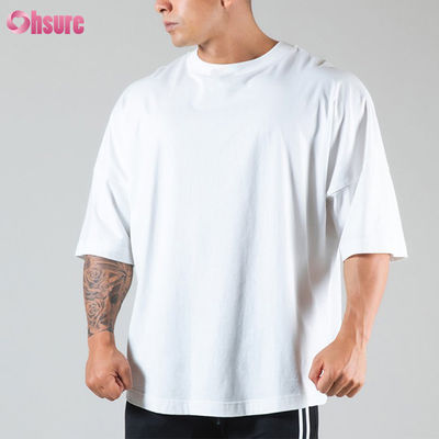 Ανδρικό Γυμναστηρίου Bodybuilding Fitness Χαλαρό Casual Ανδρικό Oversized T-shirt Βασικό Στυλ