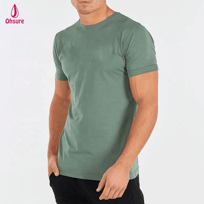 Ανδρικό T-Shirt Αθλητικό με Υψηλές Πωλήσεις 95% Βαμβάκι 5% Spandex Προπόνησης T-Shirt Lifestyle Top Ανδρικό κοντομάνικο μπλουζάκι Γυμναστηρίου