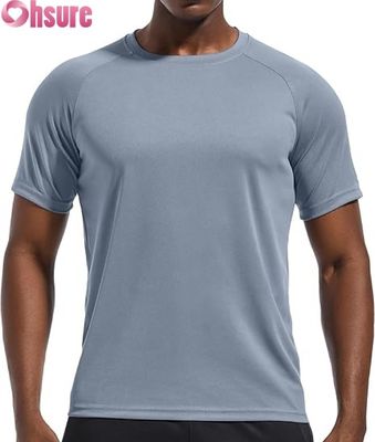 Άνδρες Αθλητικά T-shirt Γρήγορη στεγνή γυμναστική γυμναστική γυμναστική γυμναστική Top αναπνευστική Activewear OEM ODM κατασκευαστής