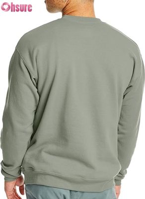 Ανδρικό Βασικό Φούτερ Crewneck | Απλό Fleece Pullover | OEM με Προσαρμοσμένο Λογότυπο