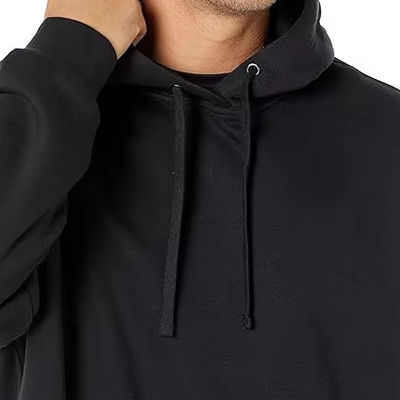 Υψηλής ποιότητας βαμβακερό πουλόβερ Hoodie για άνδρες Custom over-sized εκπαίδευση Wear Essential Jersey υφασμάτινο στερεό μοτίβο Hooded κολάρο