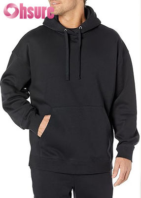 Υψηλής ποιότητας βαμβακερό πουλόβερ Hoodie για άνδρες Custom over-sized εκπαίδευση Wear Essential Jersey υφασμάτινο στερεό μοτίβο Hooded κολάρο