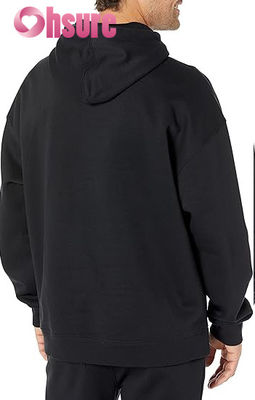 Υψηλής ποιότητας βαμβακερό πουλόβερ Hoodie για άνδρες Custom over-sized εκπαίδευση Wear Essential Jersey υφασμάτινο στερεό μοτίβο Hooded κολάρο