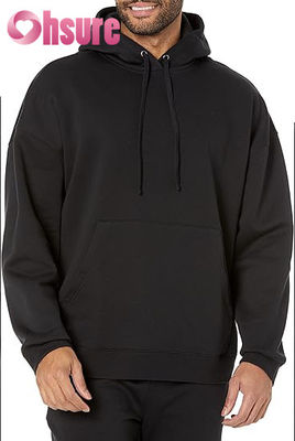 Υψηλής ποιότητας βαμβακερό πουλόβερ Hoodie για άνδρες Custom over-sized εκπαίδευση Wear Essential Jersey υφασμάτινο στερεό μοτίβο Hooded κολάρο