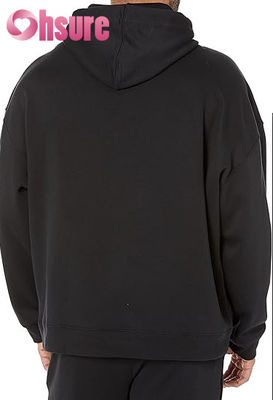 Υψηλής ποιότητας βαμβακερό πουλόβερ Hoodie για άνδρες Custom over-sized εκπαίδευση Wear Essential Jersey υφασμάτινο στερεό μοτίβο Hooded κολάρο