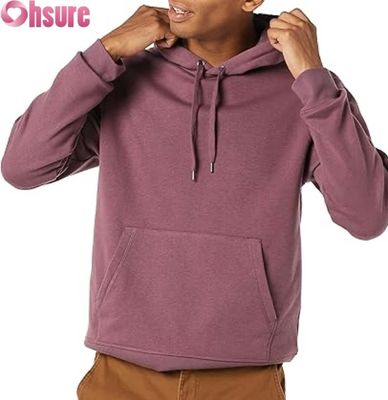 Άνδρες Casual Solid Color Long Sleeve Πουλόβερ Hoodie με Drawstring Αθλητική τσέπη Προσαρμοσμένο Sweatshirt μόδας