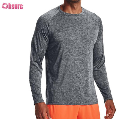 Ανδρικά Αθλητικά T-shirts Υψηλής Ποιότητας Μόδα Custom Blank Πολυεστέρας Spandex Γρήγορο Στέγνωμα Μακρυμάνικο T-Shirt Ανδρικά Αθλητικά T-shirts