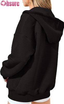 Γυναικεία Custom Pattern Oversize Πουλόβερ Hoodie 3D Έκτυπη Επιστολή Έκτυπη πλεκτό Sweatshirt Lazy Casual Raglan μανίκια με κουκούλα