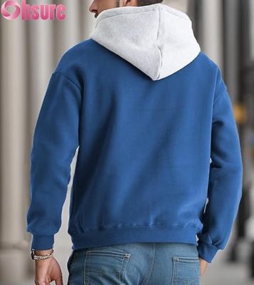 Ανδρικά Casual Long Sleeve Pullover Hoodie Sweatshirt με μπροστινή τσέπη