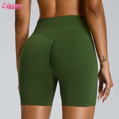 Χωρίς ραφή γυμναστική βρακί Leggings Γυναίκες υψηλή μέση Hip Lifting Sports Shorts Spandex Nylon Quick Dry Yoga Shorts για γυναίκες σέξι