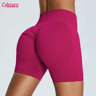 Χωρίς ραφή γυμναστική βρακί Leggings Γυναίκες υψηλή μέση Hip Lifting Sports Shorts Spandex Nylon Quick Dry Yoga Shorts για γυναίκες σέξι