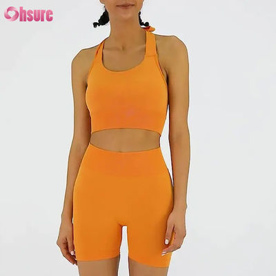Χωρίς ραφή γυμναστική βρακί Leggings Γυναίκες υψηλή μέση Hip Lifting Sports Shorts Spandex Nylon Quick Dry Yoga Shorts για γυναίκες σέξι