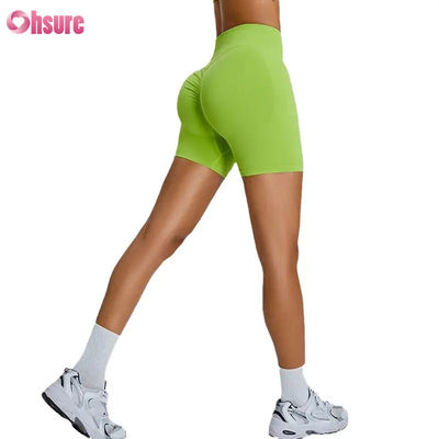 Χωρίς ραφή γυμναστική βρακί Leggings Γυναίκες υψηλή μέση Hip Lifting Sports Shorts Spandex Nylon Quick Dry Yoga Shorts για γυναίκες σέξι