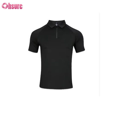 Αθλητικό μπλουζάκι Ice Silk Fabric υψηλής ποιότητας γρήγορης ξήρανσης, αναπνεύσιμο καλοκαιρινό γυμναστηριακό μπλουζάκι Dri Muscle Fit ανδρικό Polo