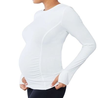Νέο Γυναικείο Μακρυμάνικο Casual Jersey Top Θηλασμού και Εγκυμοσύνης Μπλουζάκι Μητρότητας
