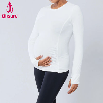 Νέο Γυναικείο Μακρυμάνικο Casual Jersey Top Θηλασμού και Εγκυμοσύνης Μπλουζάκι Μητρότητας