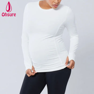 Νέο Γυναικείο Μακρυμάνικο Casual Jersey Top Θηλασμού και Εγκυμοσύνης Μπλουζάκι Μητρότητας