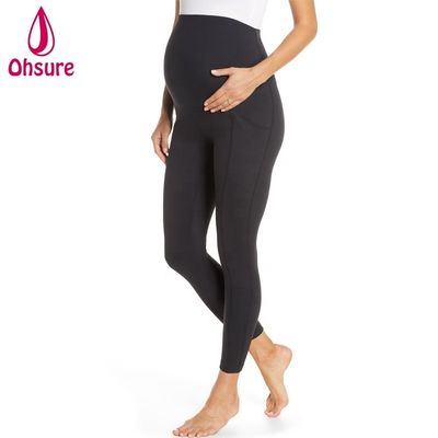 Άνετο Κολάν Εγκυμοσύνης Active Super Soft Γυναικείο για Γυμναστική Yoga με Τσέπη Κολάν Εγκυμοσύνης