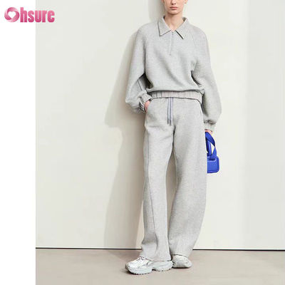 Προσαρμοσμένο 500 GSM 100% βαμβάκι Baggy Fleece υπερμεγέθη Hoodie Jogger Set Unisex 2 κομμάτια Sweatsuit χειμερινό υψηλής ποιότητας φόρεμα
