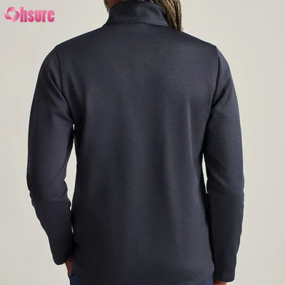 Ανδρικά Custom Plus Size Quarter Zip Pullover Υψηλής Ποιότητας Νάιλον Σπορ Hoodie με Βραβείο Σκληρό Design Half Zip για το Χειμώνα