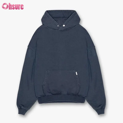 Hoodie με προσαρμοσμένο λογότυπο Υψηλής ποιότητας Ανδρικά φούτερ με κουκούλα Hoodie με προσαρμοσμένο λογότυπο Βαρέως βάρους Βαμβακερό Oversized Ανδρικό Hoodie με ρίψη ώμου