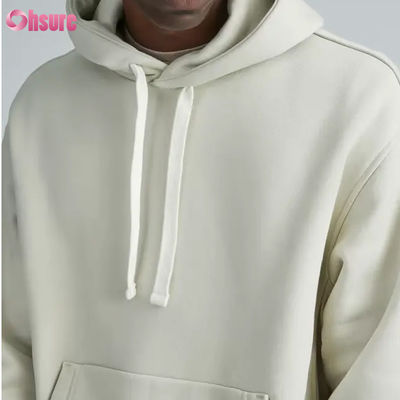 Ανδρικό Αθλητικό Hoodie Oversize Υψηλής Ποιότητας Χονδρική Πώληση Αθλητικής Μόδας με Μονόχρωμο Κουκούλα Κολάρο Προσαρμοσμένο Λογότυπο Εκτύπωση
