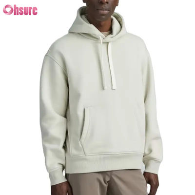 Ανδρικό Αθλητικό Hoodie Oversize Υψηλής Ποιότητας Χονδρική Πώληση Αθλητικής Μόδας με Μονόχρωμο Κουκούλα Κολάρο Προσαρμοσμένο Λογότυπο Εκτύπωση