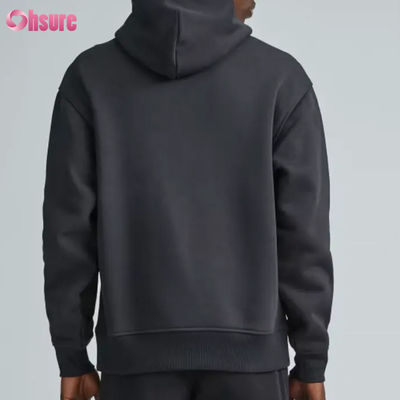 Ανδρικό Αθλητικό Hoodie Oversize Υψηλής Ποιότητας Χονδρική Πώληση Αθλητικής Μόδας με Μονόχρωμο Κουκούλα Κολάρο Προσαρμοσμένο Λογότυπο Εκτύπωση