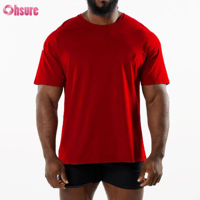 Ανδρικό Αθλητικό Νέο Άφιξη Crew Neck Διαπνέον Αθλητικό T-Shirt 95% Βαμβάκι 5% Spandex Υλικό Γυμναστήριο Γρήγορο Στέγνωμα T-Shirt για Άνδρες