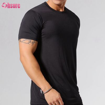 Χονδρικής Πώλησης Slim Fit Γρήγορης Στέγνωσης Υψηλής Ποιότητας Custom Screen Printing κοντομάνικο στρογγυλό λαιμό Blank Sport Workout T Shirts για άνδρες