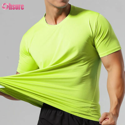 Χονδρικής Πώλησης Slim Fit Γρήγορης Στέγνωσης Υψηλής Ποιότητας Custom Screen Printing κοντομάνικο στρογγυλό λαιμό Blank Sport Workout T Shirts για άνδρες