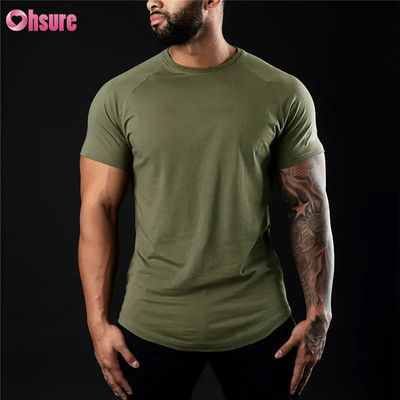 Χονδρικής Νέο Στυλ Ανδρικά T-Shirts Γρήγορης Στέγνωσης Fitness Αθλητικά Casual Bodybuilding Custom Λογότυπο Ρούχα Πλεκτό Ύφασμα Εκτύπωση