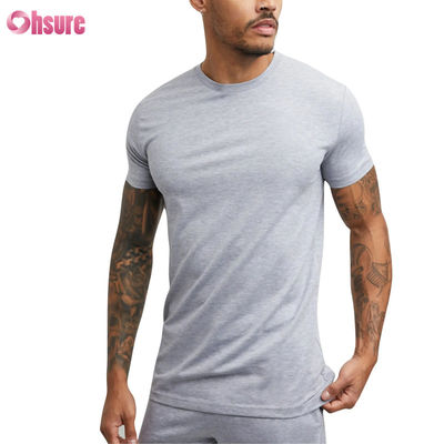 Χονδρεμπόρος Τ-Shirt γυμναστηρίου Τ-Shirt αθλητικών ανδρών - 100% βαμβάκι, μείγμα σπάντεξ, γυμναστήριο τρέξιμο Casual Wear, σύντομο μανίκι