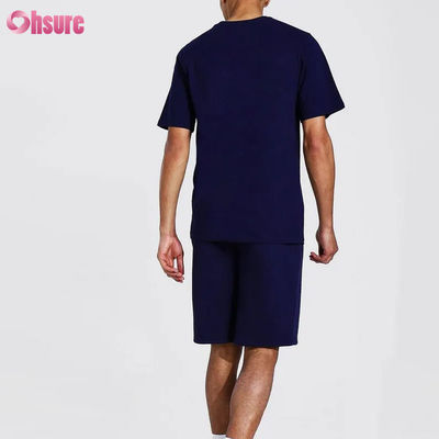 Προσαρμοσμένη ποδοσφαιρική στολή T-Shirt ελαφρύ βάρος σύντομο μανίκι υψηλής ποιότητας για άνδρες κενό Casual oversized εκτύπωση