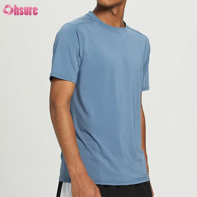 Χονδρικός πωλήσεις Casual Short Sleeve Stretch Gym Tee LightWeight Αναπνευστικό Slimfit T-Shirt ανδρών Προπόνηση Fitness Τρέξιμο Sport T-Shirt
