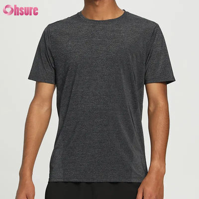 Χονδρικός πωλήσεις Casual Short Sleeve Stretch Gym Tee LightWeight Αναπνευστικό Slimfit T-Shirt ανδρών Προπόνηση Fitness Τρέξιμο Sport T-Shirt