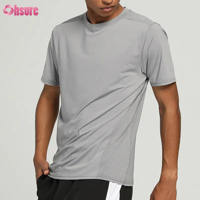 Χονδρικός πωλήσεις Casual Short Sleeve Stretch Gym Tee LightWeight Αναπνευστικό Slimfit T-Shirt ανδρών Προπόνηση Fitness Τρέξιμο Sport T-Shirt