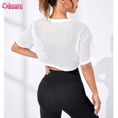 OEM Factory Price Summer Light Weight Outdoor Workout Mesh Tank Top για Γυναίκες