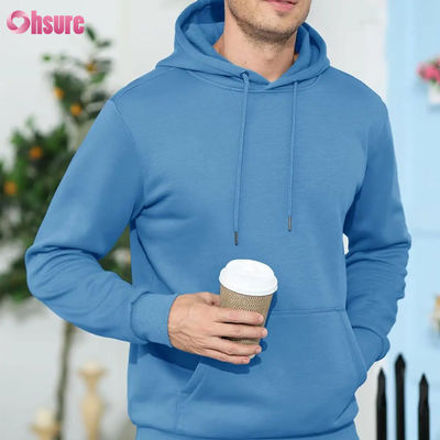 Ανδρικά Αθλητικά Φούτερ με Κουκούλα Fleece Επένδυση, Αθλητικά, Αθλητικά Πουλόβερ με Τσέπη, Κενό Φούτερ, Υψηλής Ποιότητας Υφαντό 1 Τεμάχιο