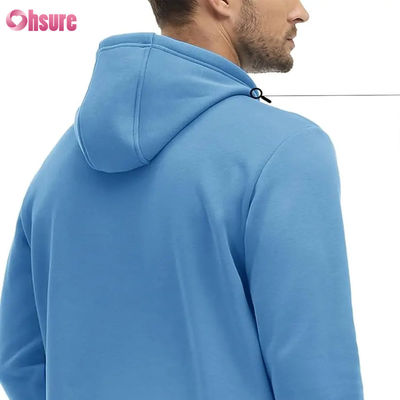 Ανδρικά Αθλητικά Φούτερ με Κουκούλα Fleece Επένδυση, Αθλητικά, Αθλητικά Πουλόβερ με Τσέπη, Κενό Φούτερ, Υψηλής Ποιότητας Υφαντό 1 Τεμάχιο