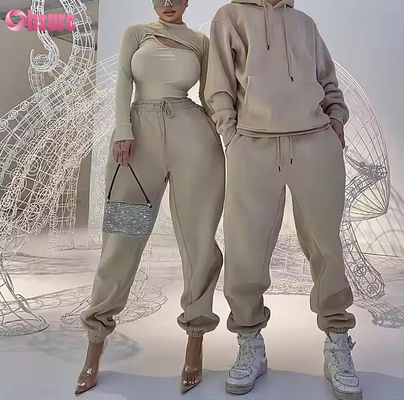 Σουίτα φόρμας μόδας υψηλής ποιότητας Casual Hoodies Joggers Sets Custom Tracksuit Fleece Γυναικεία Ανδρικά Unisex Hoodie Σετ 2 τεμαχίων