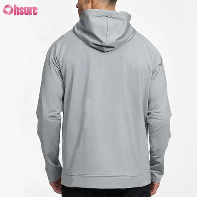 Χονδρική Προσαρμοσμένη Εκτύπωση Puff Pullover Hoodie για Άνδρες Αθλητική Εφαρμογή Crossover Φούτερ για Χειμώνα