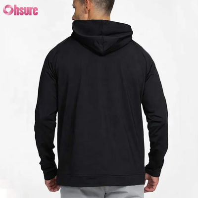 Χονδρική Προσαρμοσμένη Εκτύπωση Puff Pullover Hoodie για Άνδρες Αθλητική Εφαρμογή Crossover Φούτερ για Χειμώνα