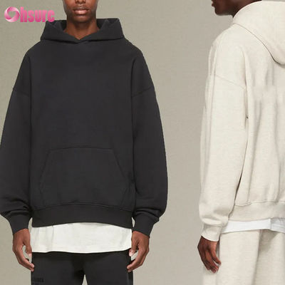Φούλεμα Υπερμεγέθη Hoodies Casual Sweaters Tracksuit Άνδρες Hoodies Μακρύ μανίκι Crew λαιμό Βαμβάκι Jersey ύφασμα χειμερινό μπουφάν για άνδρες