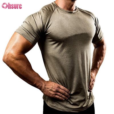 88% Πολυεστέρας 12% Spandex 180/210GSM Τυπωμένο Αθλητικό Μπλουζάκι Γυμναστικής για Άνδρες, Αθλητικά Ενδύματα, Casual, Χονδρική