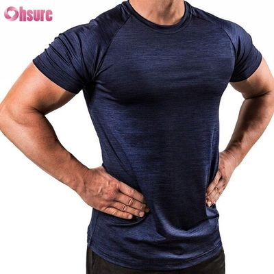 88% Πολυεστέρας 12% Spandex 180/210GSM Τυπωμένο Αθλητικό Μπλουζάκι Γυμναστικής για Άνδρες, Αθλητικά Ενδύματα, Casual, Χονδρική