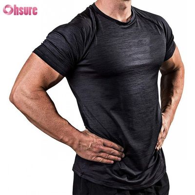 88% Πολυεστέρας 12% Spandex 180/210GSM Τυπωμένο Αθλητικό Μπλουζάκι Γυμναστικής για Άνδρες, Αθλητικά Ενδύματα, Casual, Χονδρική