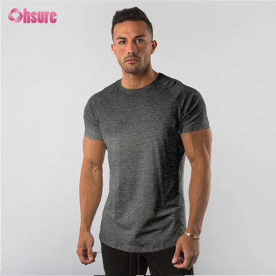 95% βαμβάκι 5% Spandex Προσαρμοσμένο Ιδιωτικό λογότυπο Αθλητική ρούχα γυμναστήριο ρούχα γυμναστική ρούχα απλό κενό αντρικό μπλουζάκι Sport