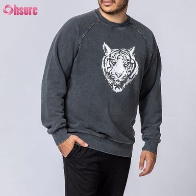 Φούτερ Crew Neck Casual Pullovers Ανδρικά Hoodies Εκτύπωση Υψηλής Ποιότητας Βαμβακερό Fleece Χειμωνιάτικα Ρούχα για Άνδρες Jersey Fabric Πλεκτό